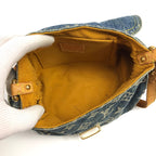LOUIS VUITTON PLEATY PM BLUE DENIM SHOULDER BAG