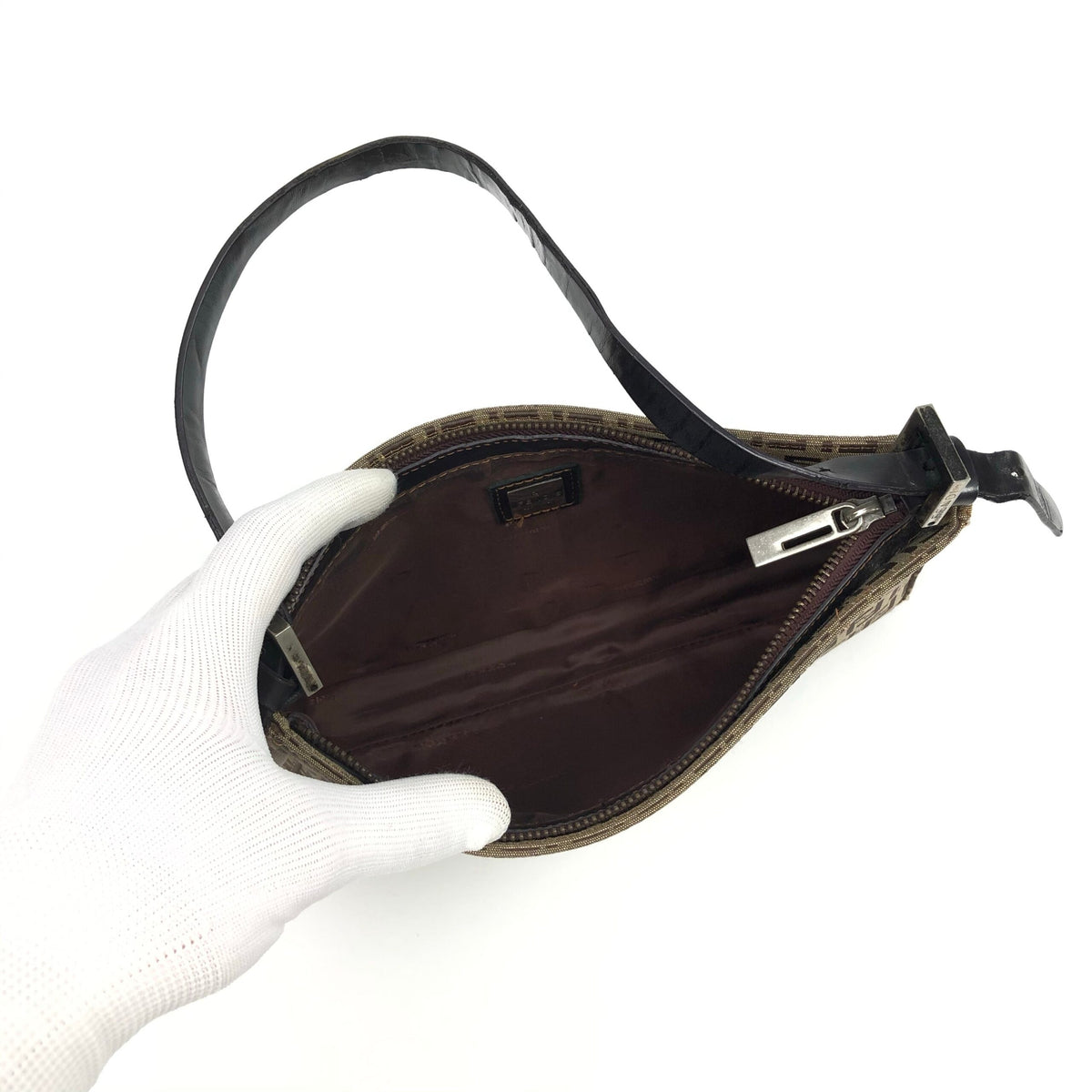 FENDI ZUCCA SHOULDER BAG