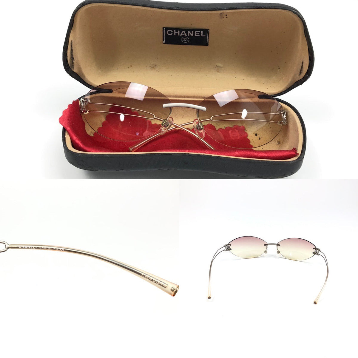 CHANEL RIMLESS SUNGLASSES