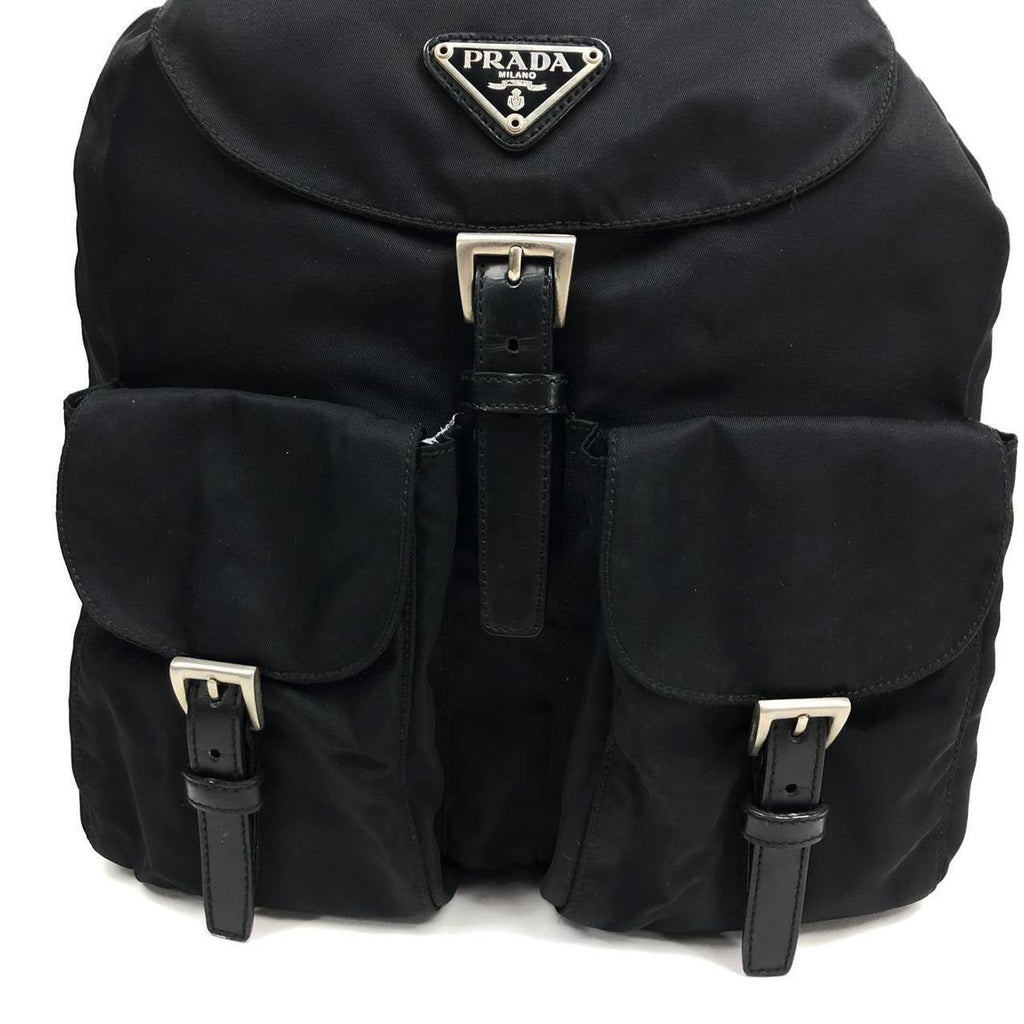 PRADA NYLON DOUBLE BUCKLE BACKPACK