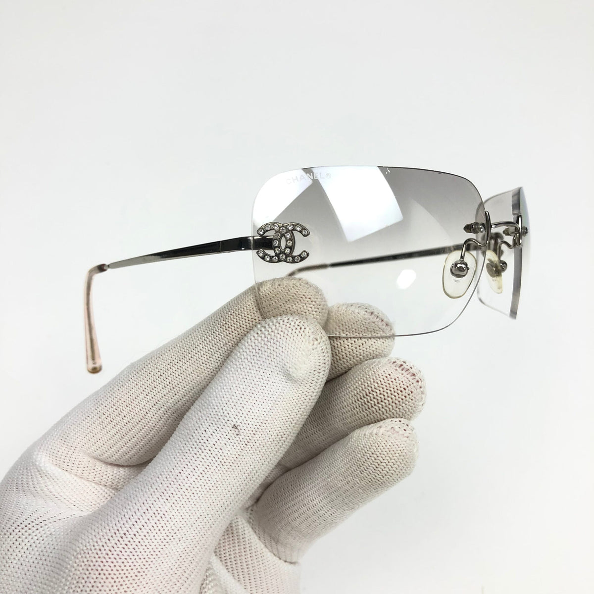 CHANEL RIMLESS SUNGLASSES