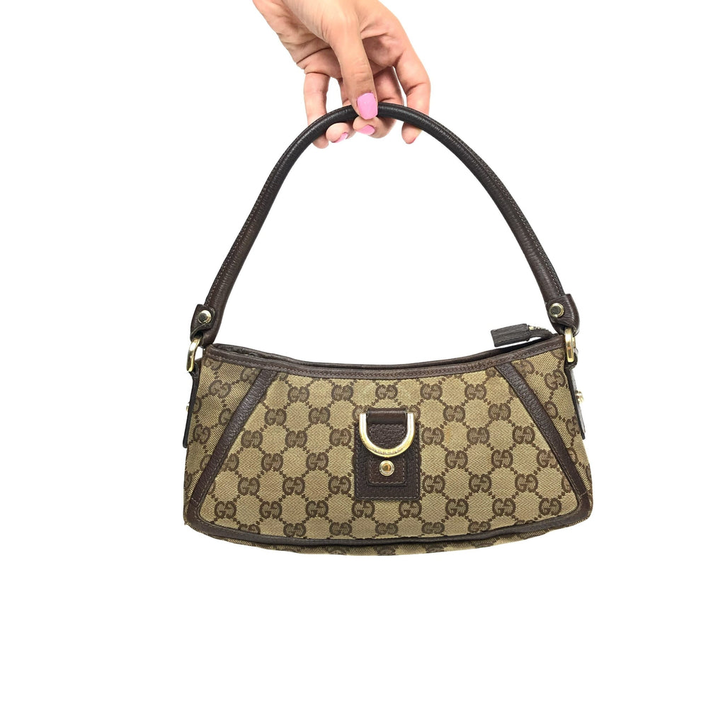 GUCCI MONOGRAM SHOULDER BAG