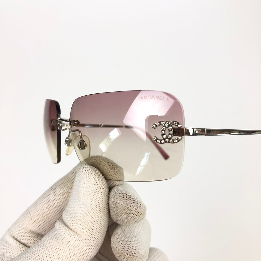CHANEL RIMLESS SUNGLASSES