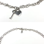 CHRISTIAN DIOR PADLOCK & KEY NECKLACE