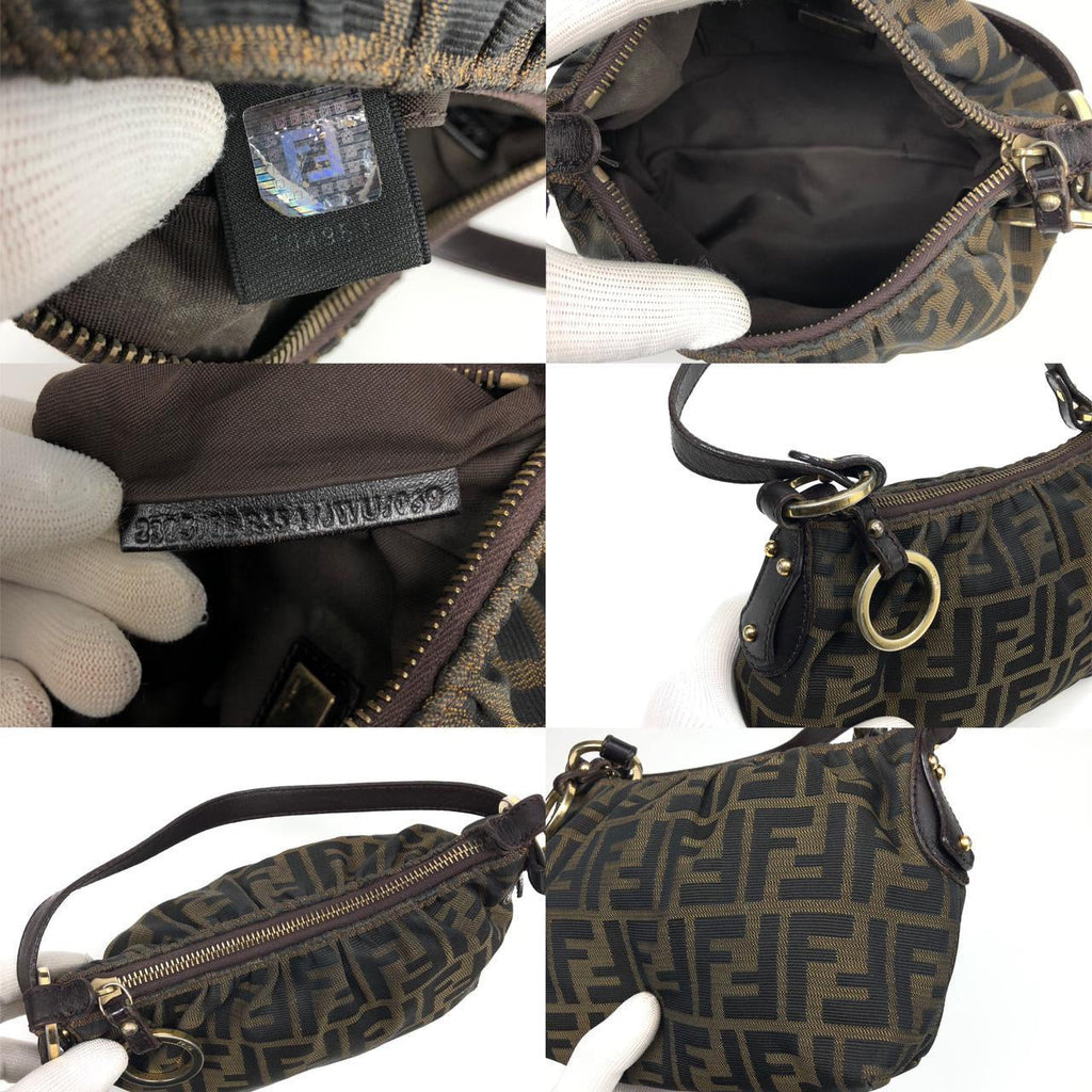 FENDI ZUCCA SHOULDER BAG