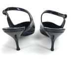 PRADA SLING-BACK LEATHER HEELS -  UK 3.5 / US 5.5 / EU 36.5