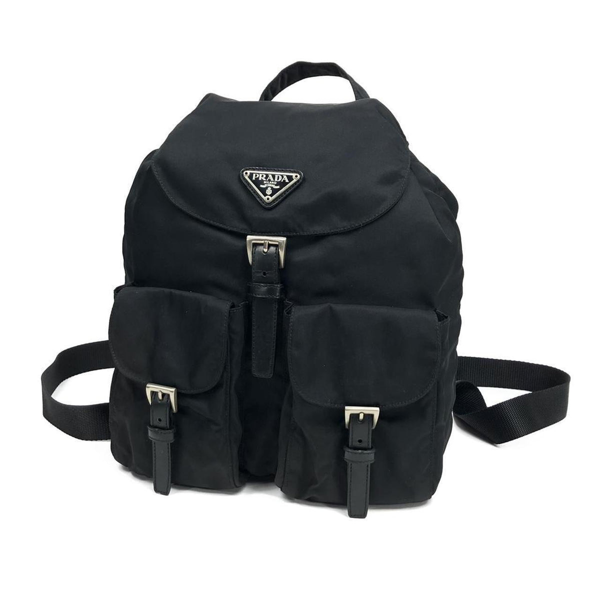 PRADA NYLON DOUBLE BUCKLE BACKPACK
