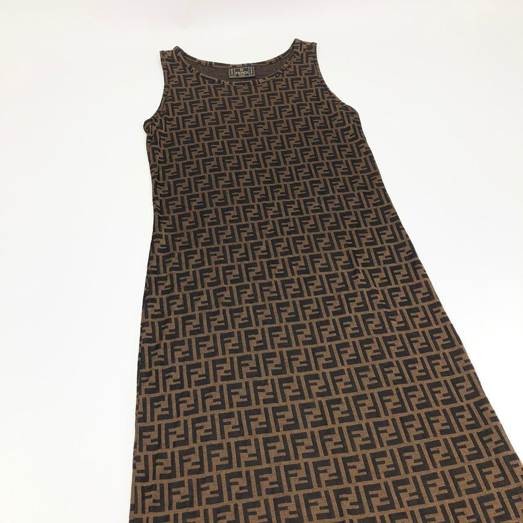 FENDI ZUCCA MAXI DRESS