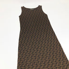 FENDI ZUCCA MAXI DRESS