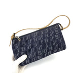 FENDI ZUCCA DENIM SHOULDER BAG