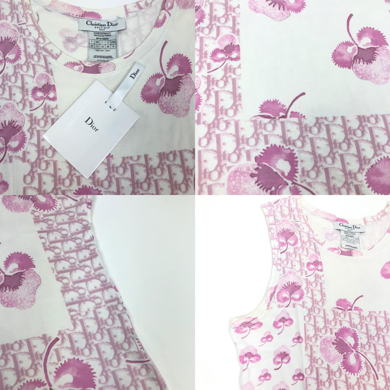 CHRISTIAN DIOR CHERRY BLOSSOM MONOGRAM TOP