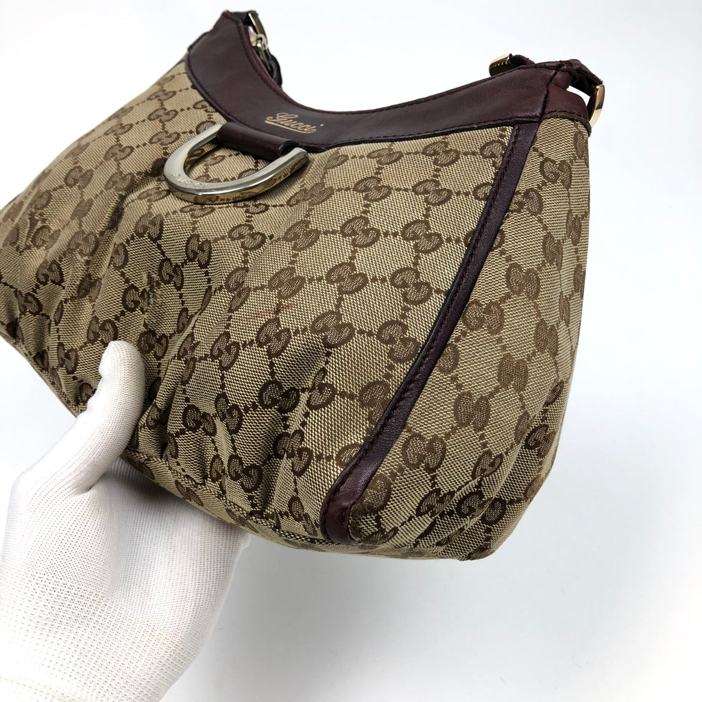 GUCCI MONOGRAM SHOULDER BAG