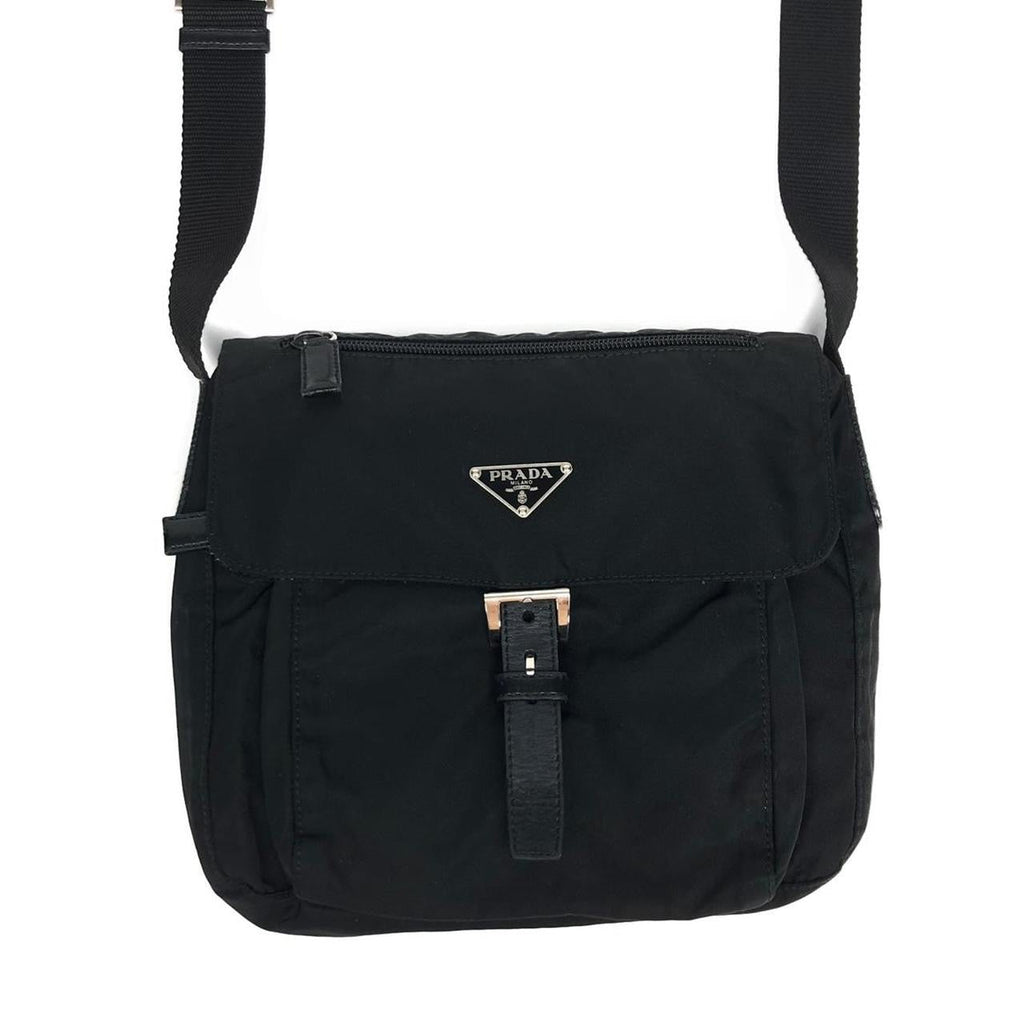 PRADA NYLON BUCKLE CROSSBODY BAG