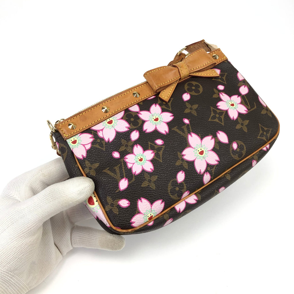 LOUIS VUITTON TAKASHI MURAKAMI FLOWER POCHETTE BAG