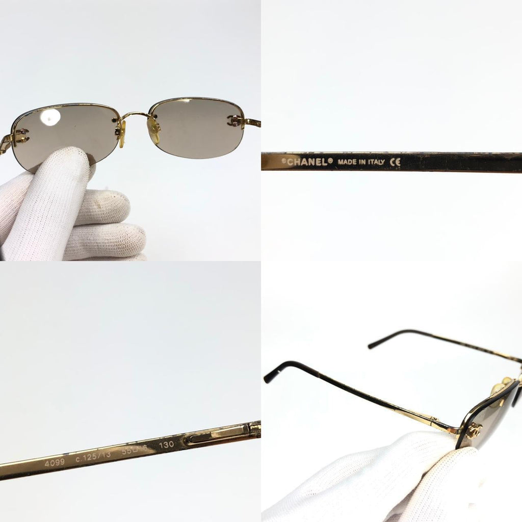 CHANEL RIMLESS SUNGLASSE