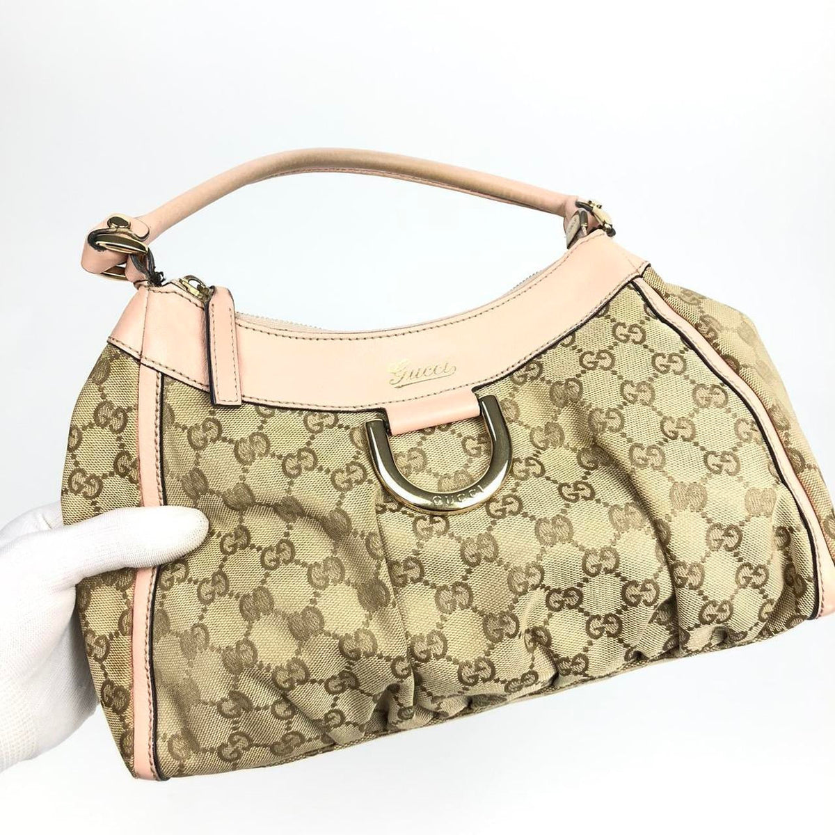 GUCCI MONOGRAM SHOULDER BAG