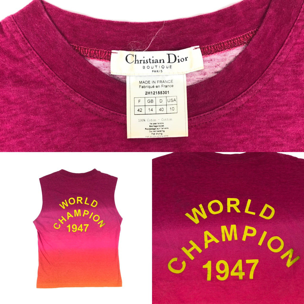 CHRISTIAN DIOR ‘J’ADORE DIOR’ OMBRÉ TOP