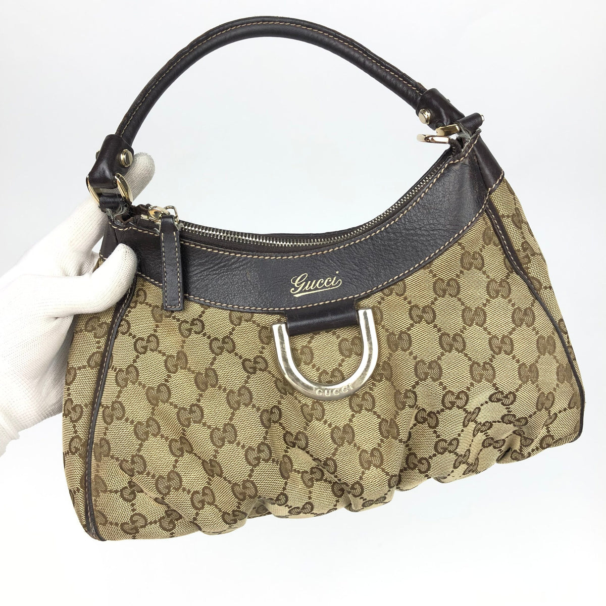 GUCCI MONOGRAM SHOULDER BAG