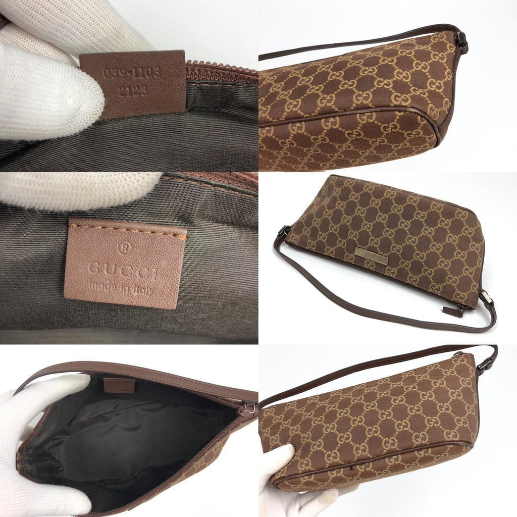 GUCCI MONOGRAM SHOULDER BAG
