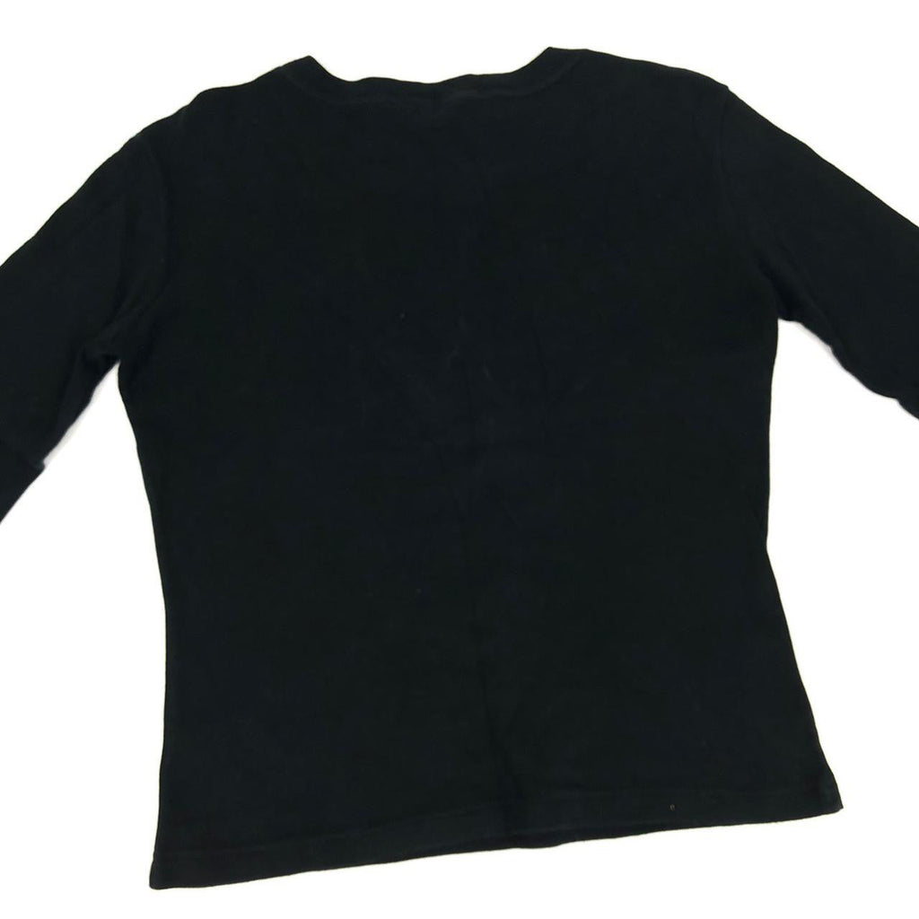 CHRISTIAN DIOR DIAMANTÉ SPELL-OUT LONG SLEEVE