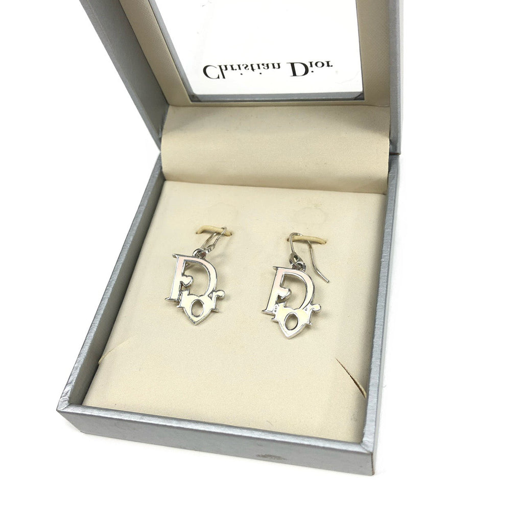 CHRISTIAN DIOR MONOGRAM EARRINGS
