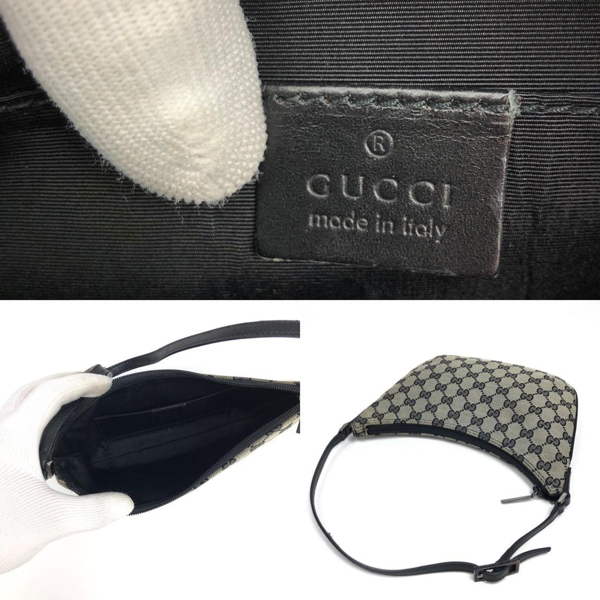 GUCCI MONOGRAM SHOULDER BAG