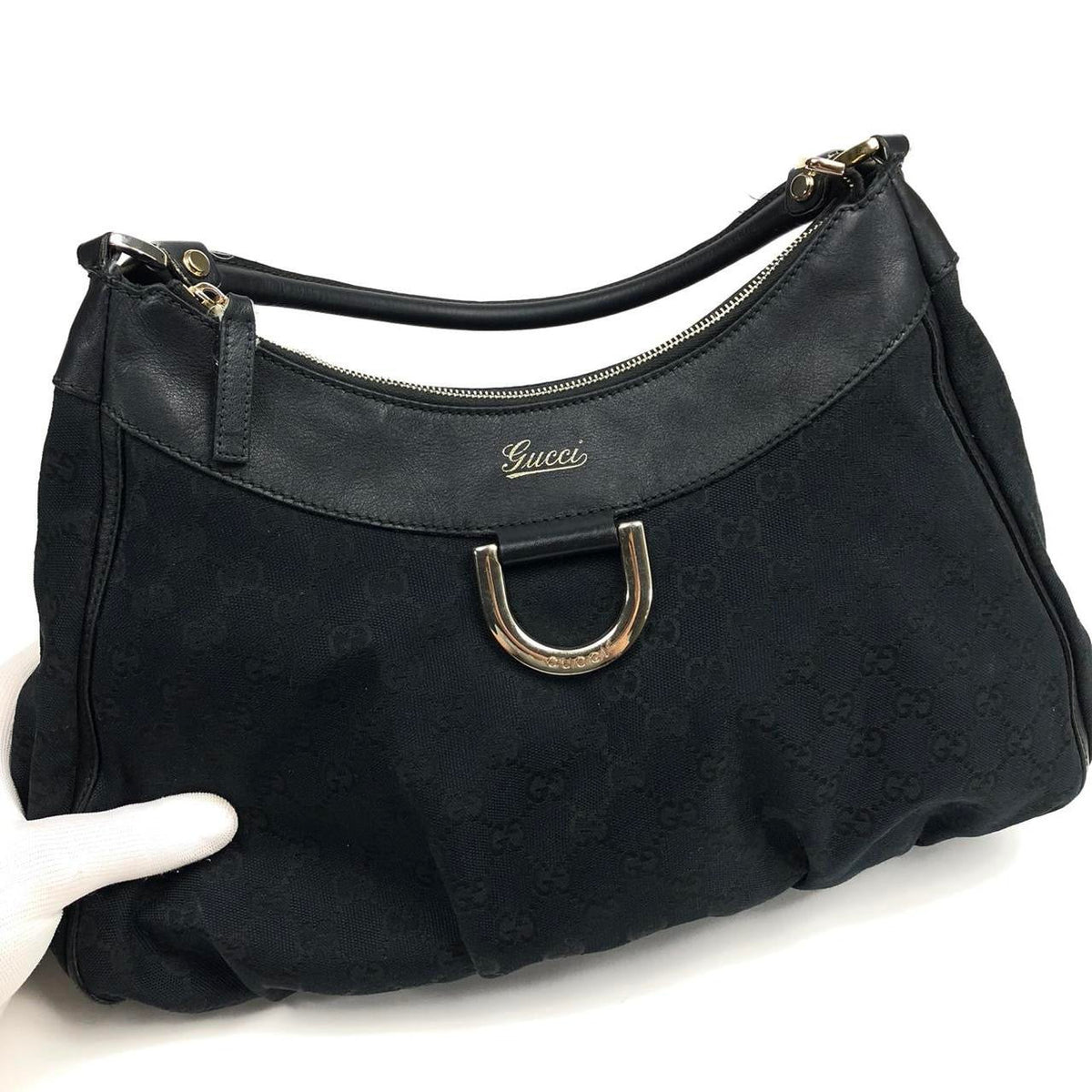 GUCCI MONOGRAM SHOULDER BAG