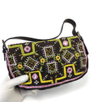 FENDI BEADED BAGUETTE SHOULDER BAG