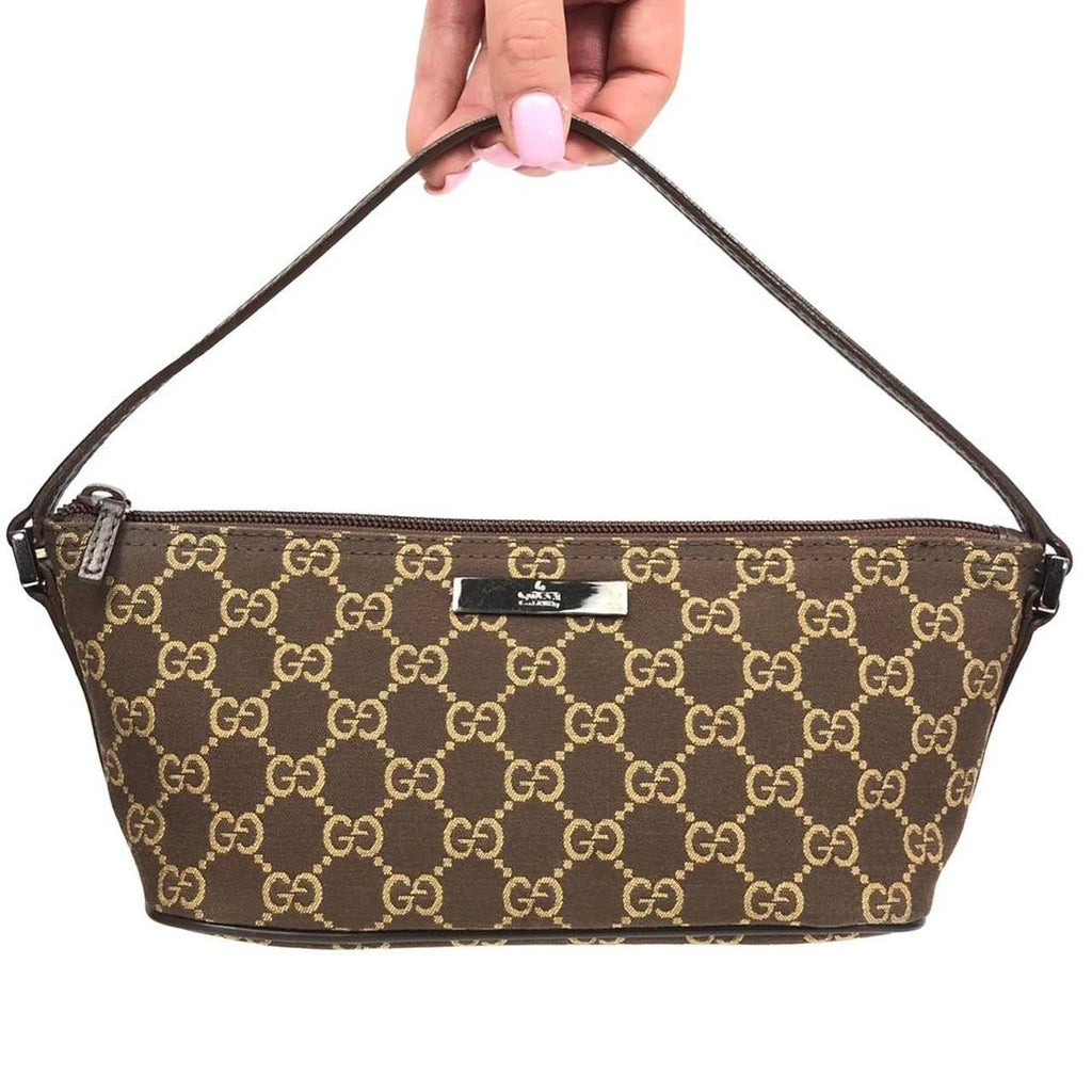 GUCCI MONOGRAM SHOULDER BAG