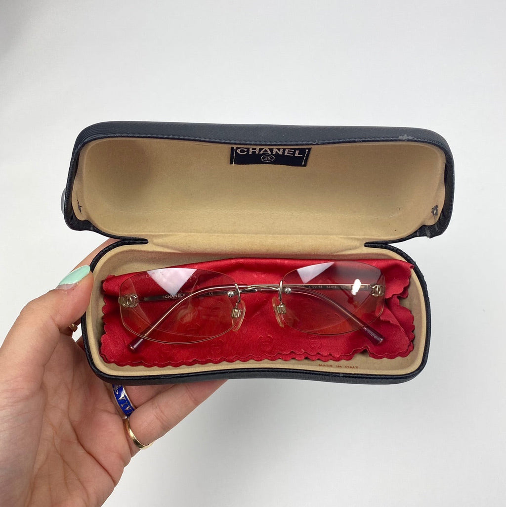 CHANEL RIMLESS SUNGLASSES