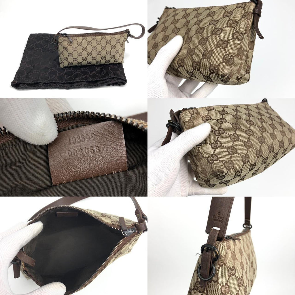 GUCCI MONOGRAM SHOULDER BAG