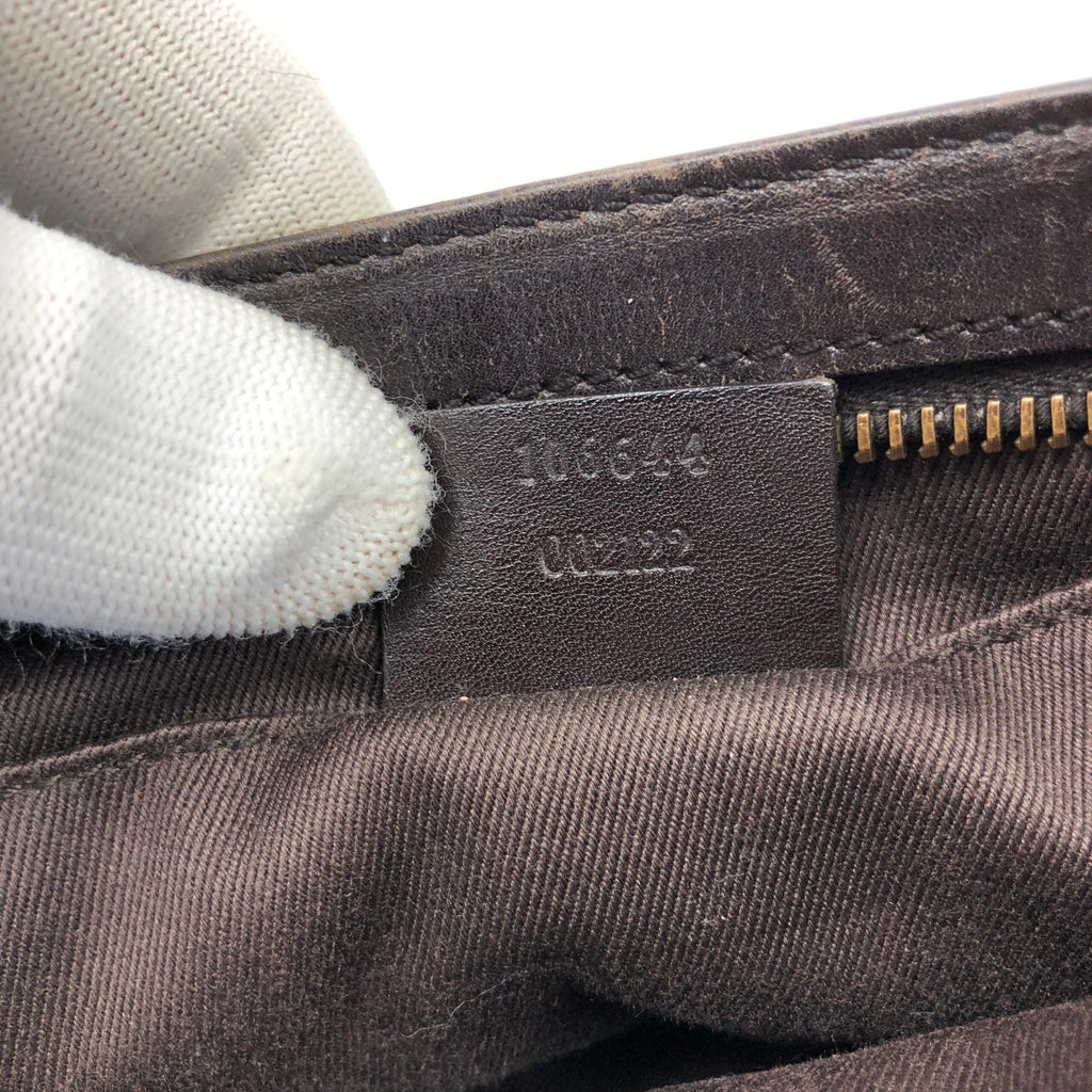 GUCCI MONOGRAM SHOULDER BAG