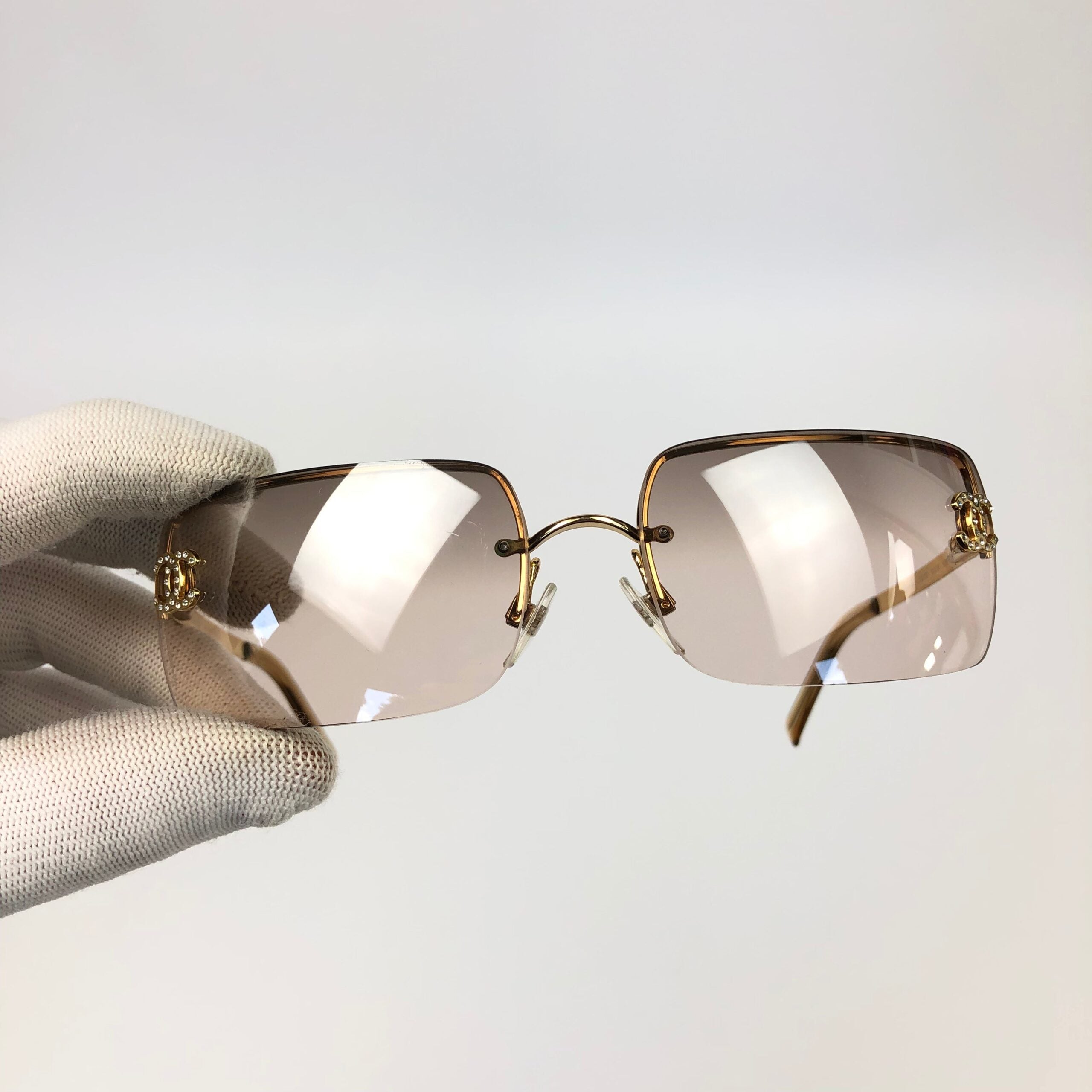 CHANEL RIMLESS SUNGLASSES