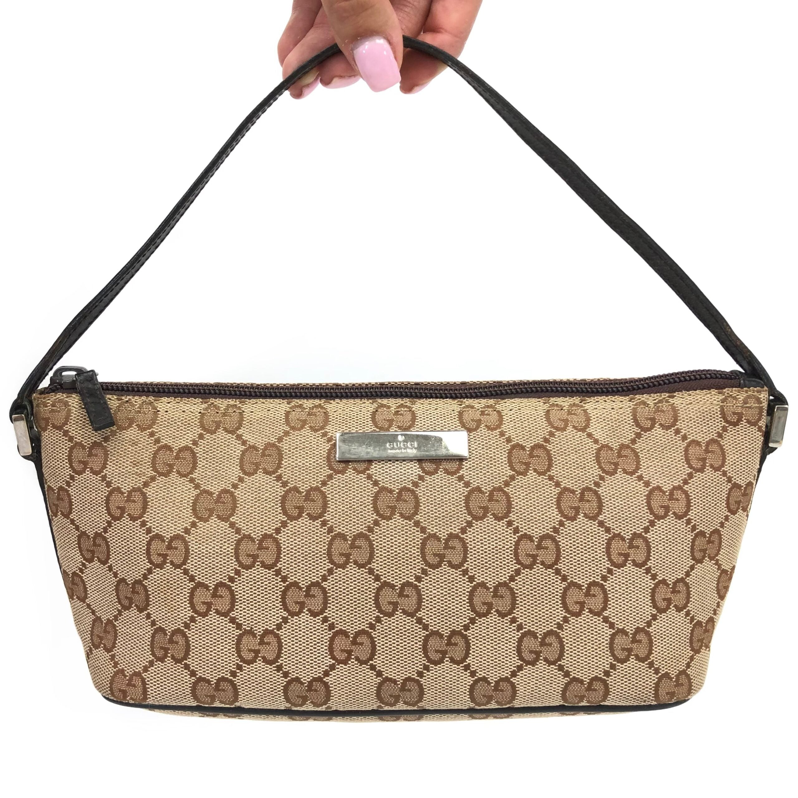 GUCCI MONOGRAM SHOULDER BAG