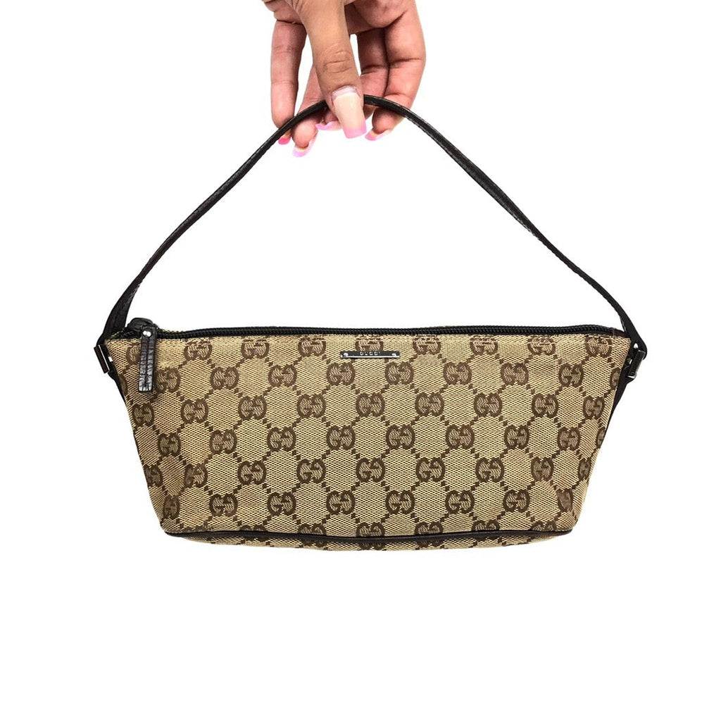 GUCCI MONOGRAM SHOULDER BAG