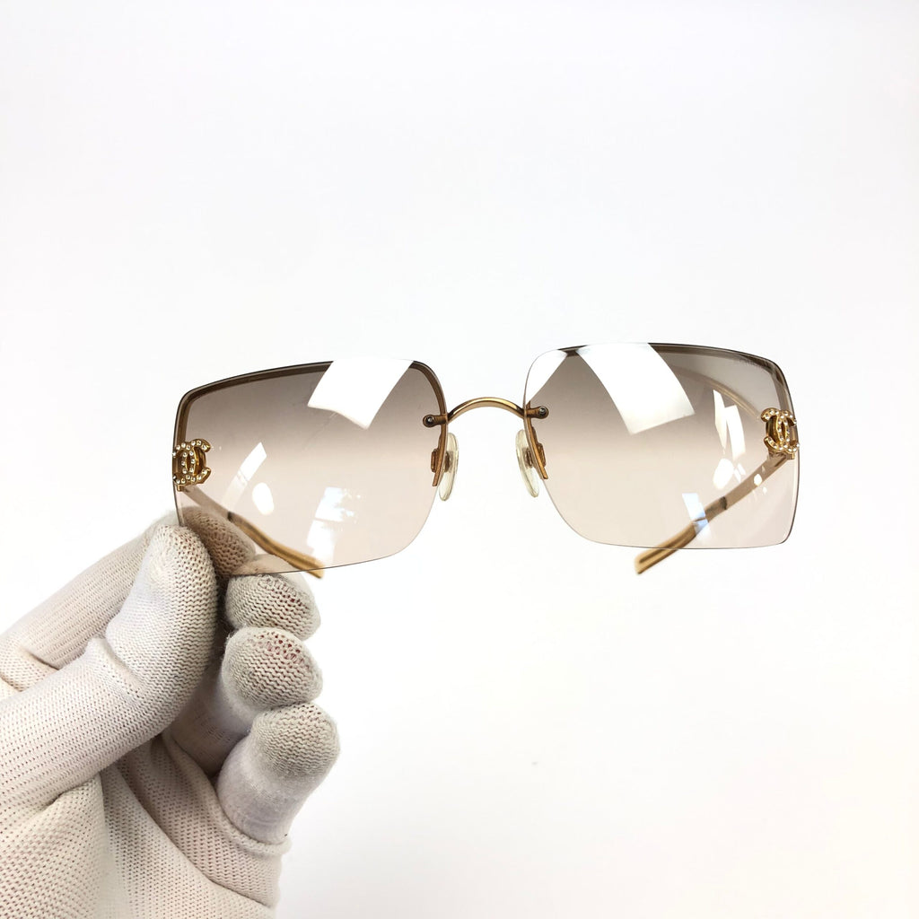 CHANEL RIMLESS SUNGLASSES