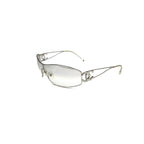CHANEL RIMLESS VISOR SUNGLASSES