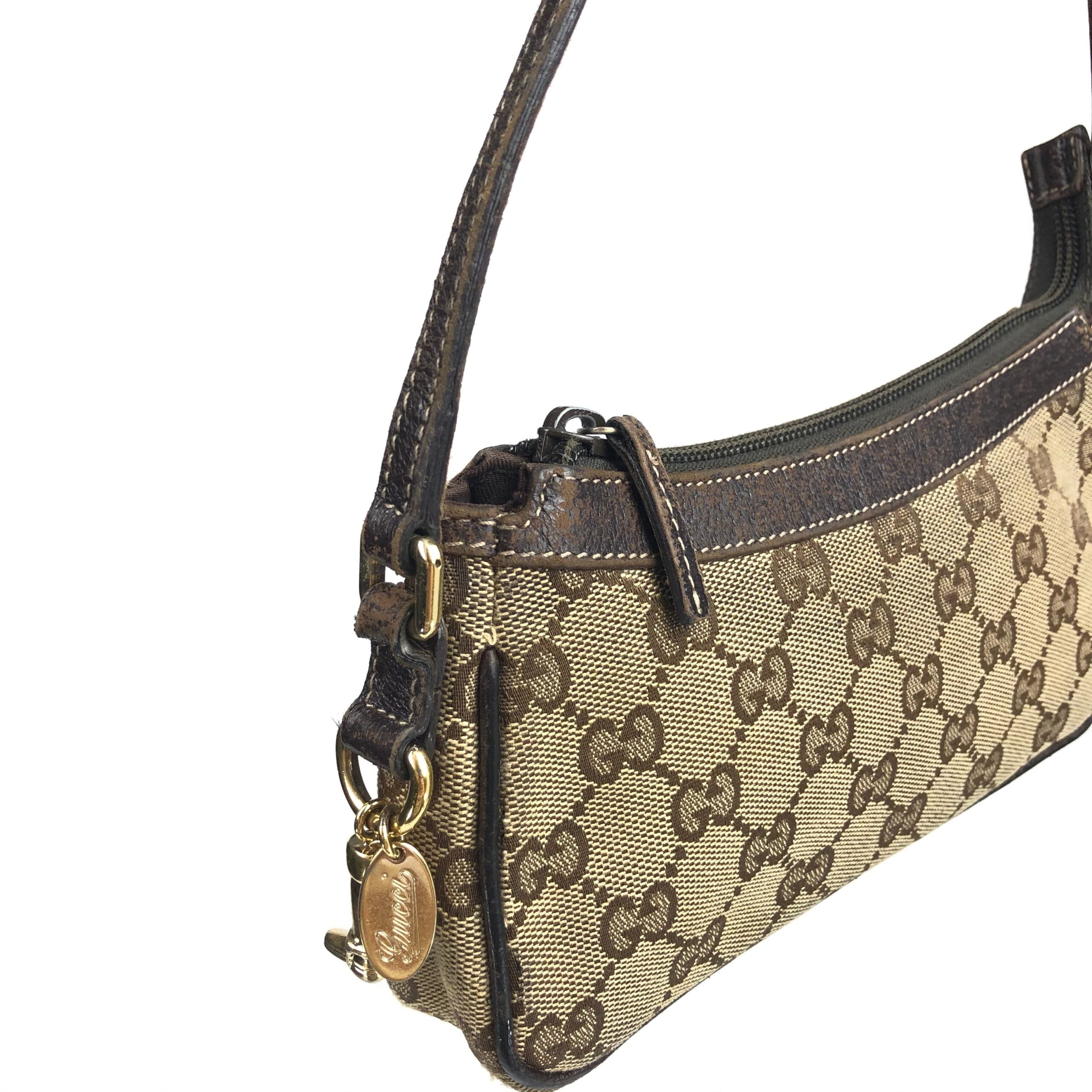 GUCCI MONOGRAM SHOULDER BAG