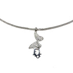 CHRISTIAN DIOR MONOGRAM BUTTERFLY NECKLACE