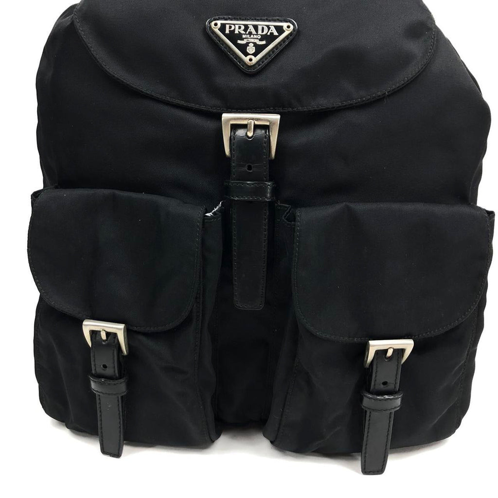 PRADA NYLON DOUBLE BUCKLE BACKPACK