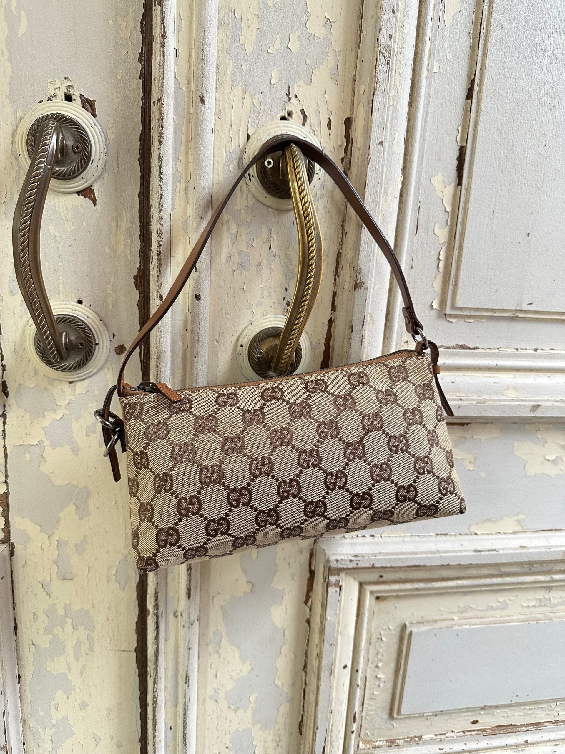 GUCCI MONOGRAM SHOULDER BAG