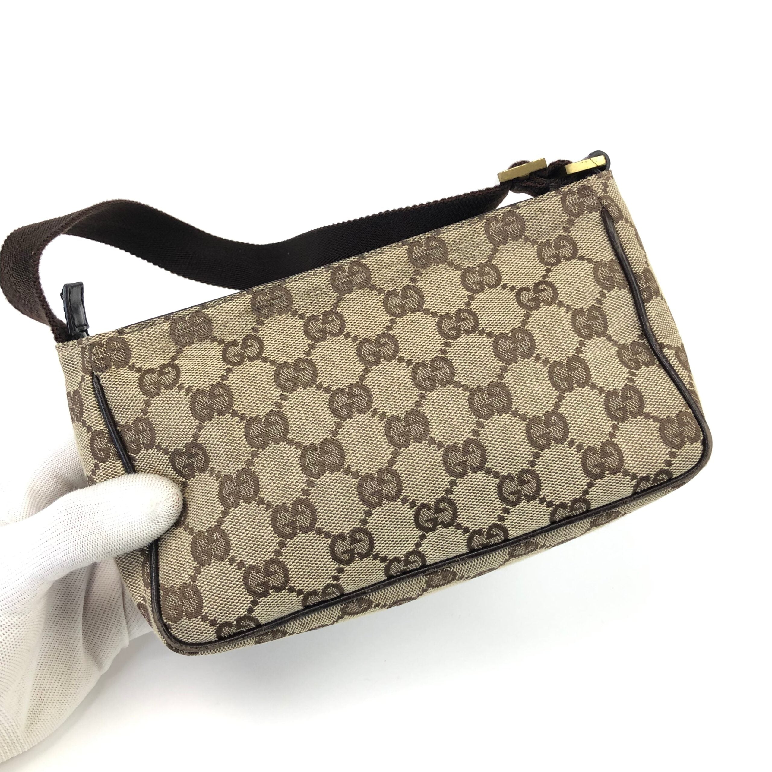 GUCCI MONOGRAM SHOULDER BAG