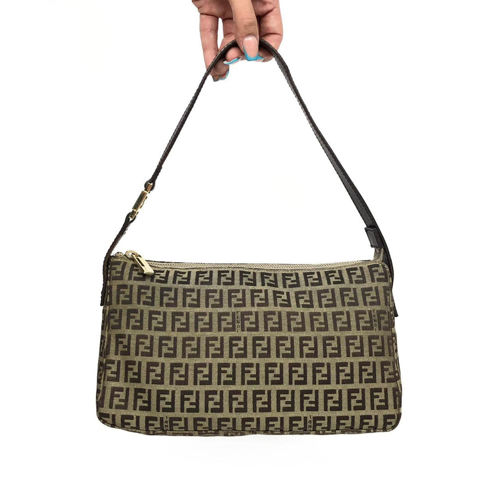FENDI ZUCCA SHOULDER BAG