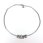 CHRISTIAN DIOR SPELL-OUT NECKLACE