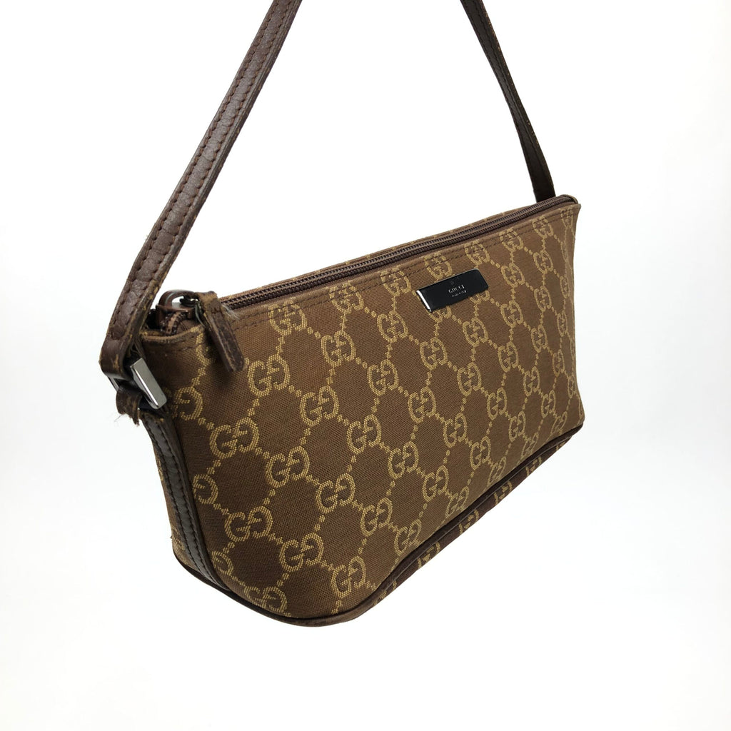 GUCCI MONOGRAM SHOULDER BAG