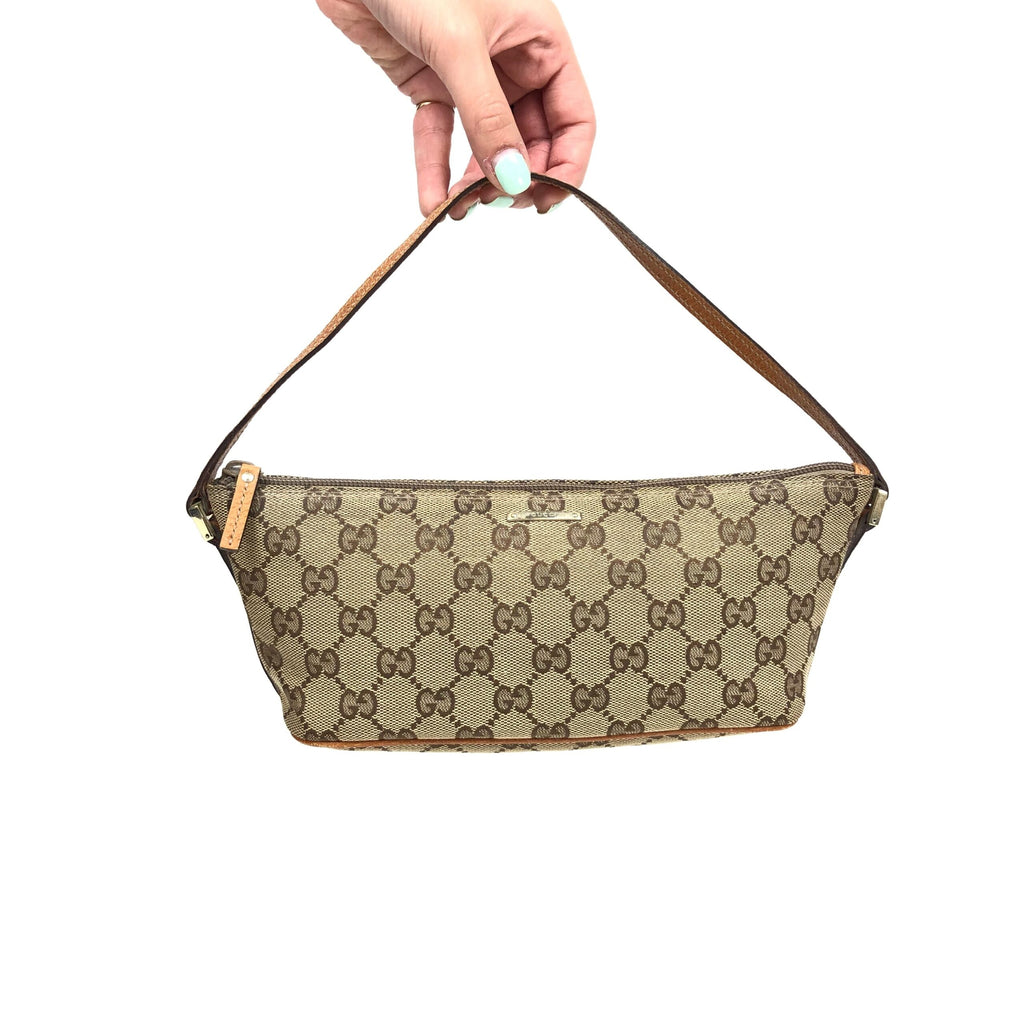 GUCCI MONOGRAM SHOULDER BAG