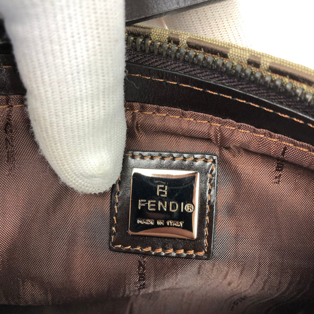 FENDI ZUCCA SHOULDER BAG