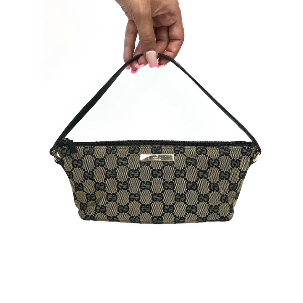 GUCCI MONOGRAM SHOULDER BAG