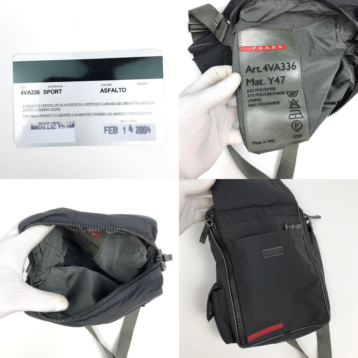 PRADA SPORT MULTI POCKET CROSSBODY BAG