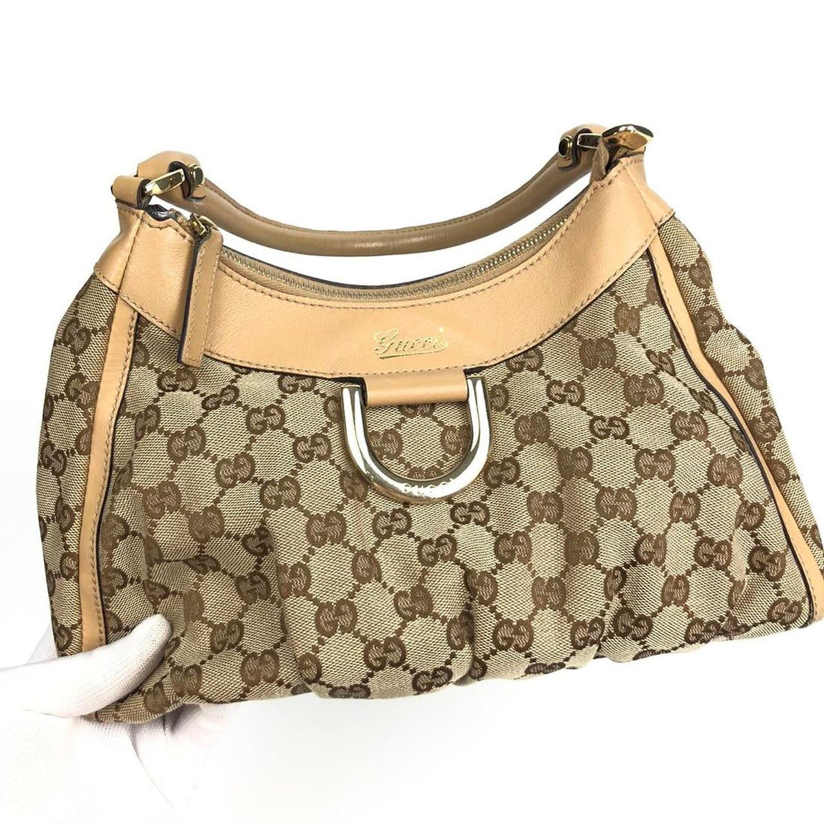 GUCCI MONOGRAM SHOULDER BAG